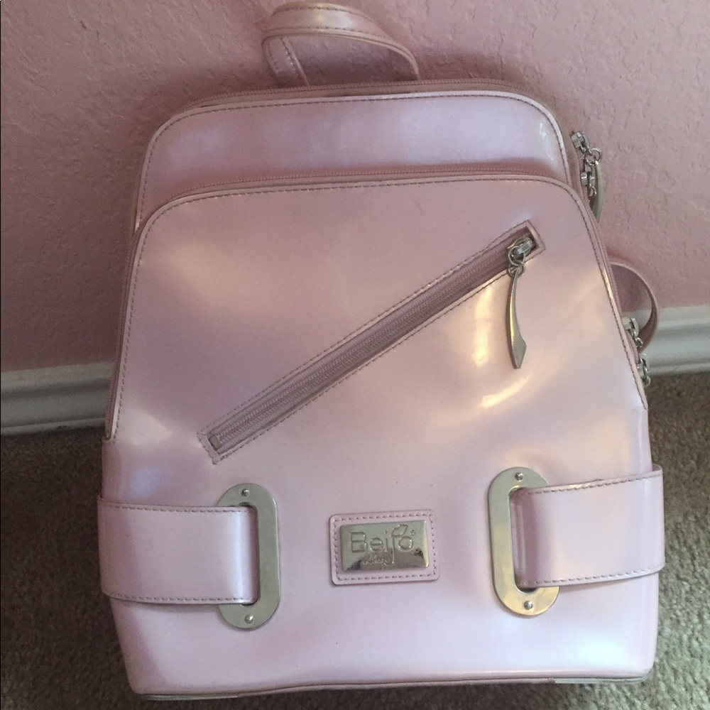 Pink backpack